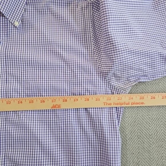 Brooks Brothers Regent Shirt Size 16 1/2 33 Purple Button-Down Quiet Luxury Y2K - Picture 6 of 12